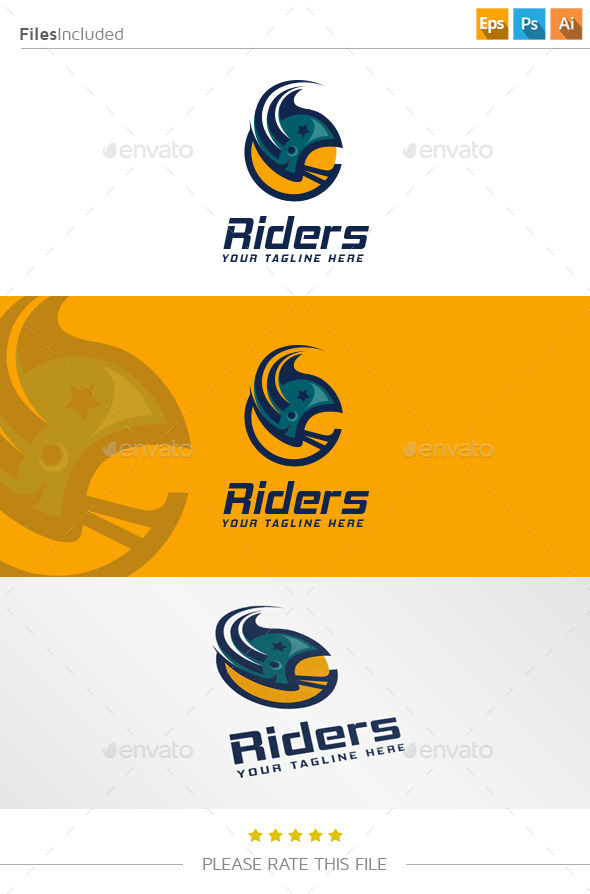 GraphicRiver Helmet Logo 11157985 GraphicRiver Helmet Logo 11157985