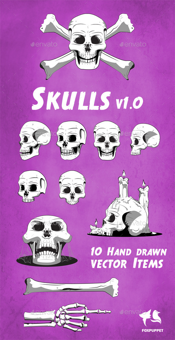 GraphicRiver Skulls Collection 11148141 GraphicRiver Skulls Collection 11148141