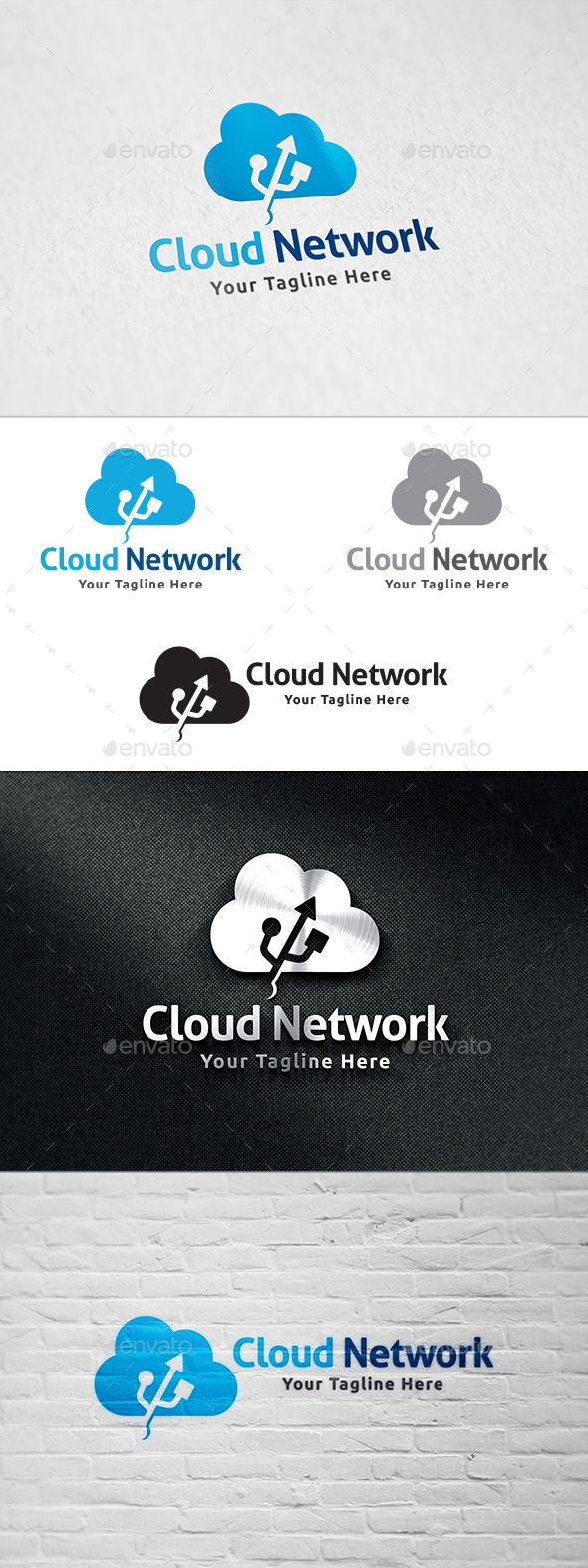 GraphicRiver Cloud Network Logo Template 11159515 GraphicRiver Cloud Network Logo Template 11159515