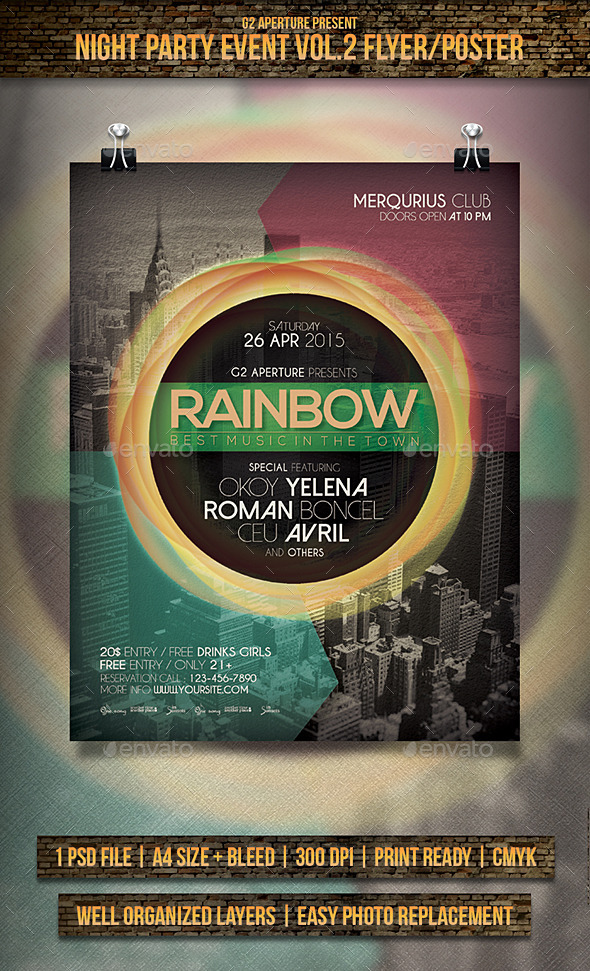 GraphicRiver Night Party Event Flyer Poster Vol.2 11162160 GraphicRiver Night Party Event Flyer Poster Vol.2 11162160