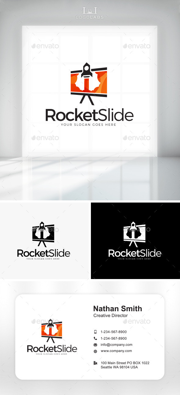GraphicRiver Rocket Slide Logo 11162246 GraphicRiver Rocket Slide Logo 11162246