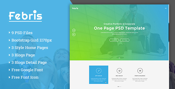 ThemeForest Febris Porfolio Corporate One Page PSD Template 11163419 ThemeForest Febris Porfolio Corporate One Page PSD Template 11163419