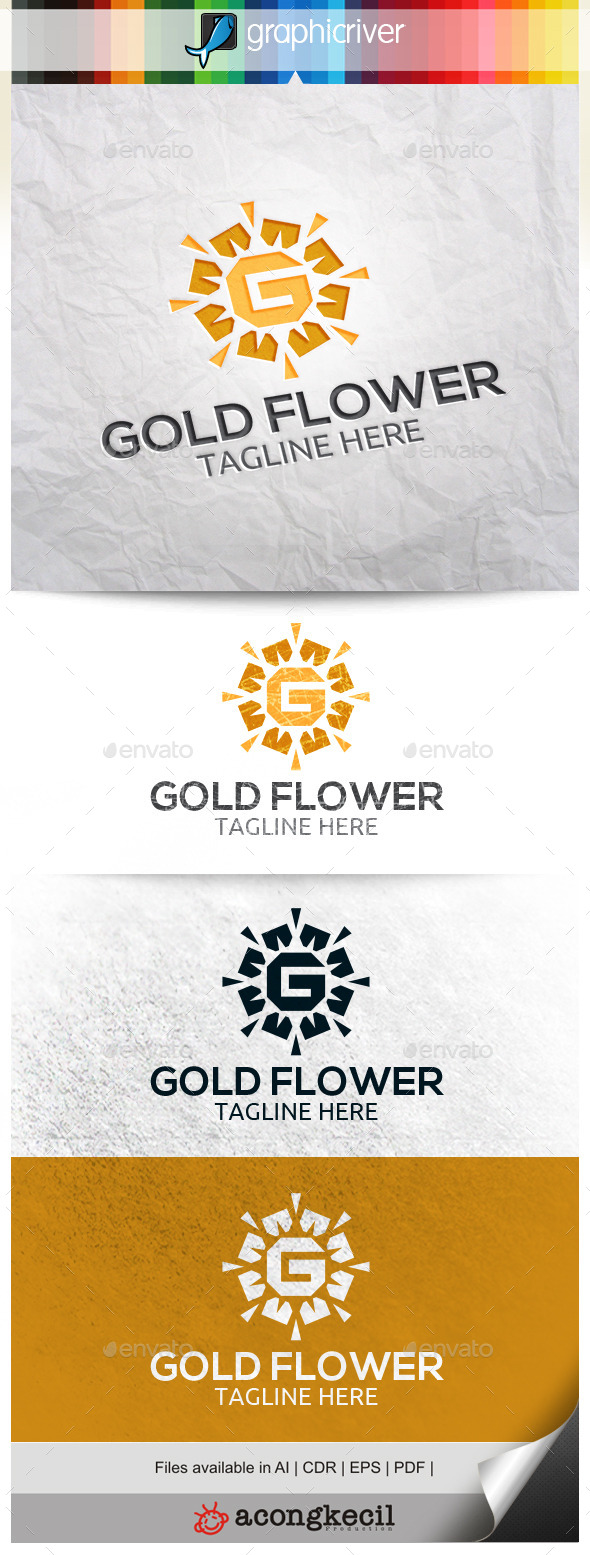 GraphicRiver Gold Flower V.3 11163446 GraphicRiver Gold Flower V.3 11163446