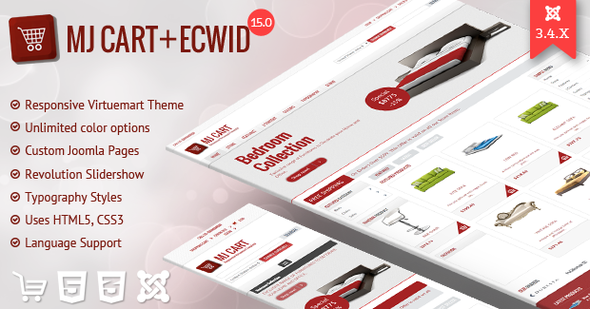 Mj Cart - Responsive Virtuemart Template