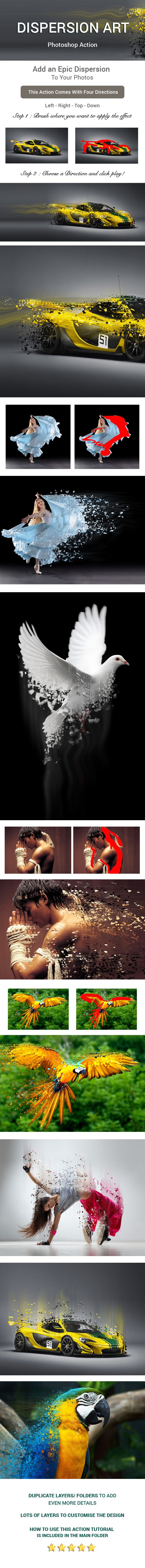 GraphicRiver Dispersion Art Photoshop Action 11163564 GraphicRiver Dispersion Art Photoshop Action 11163564