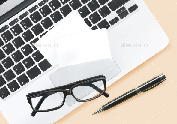 GraphicRiver Desktop with Laptop 11164646 GraphicRiver Desktop with Laptop 11164646