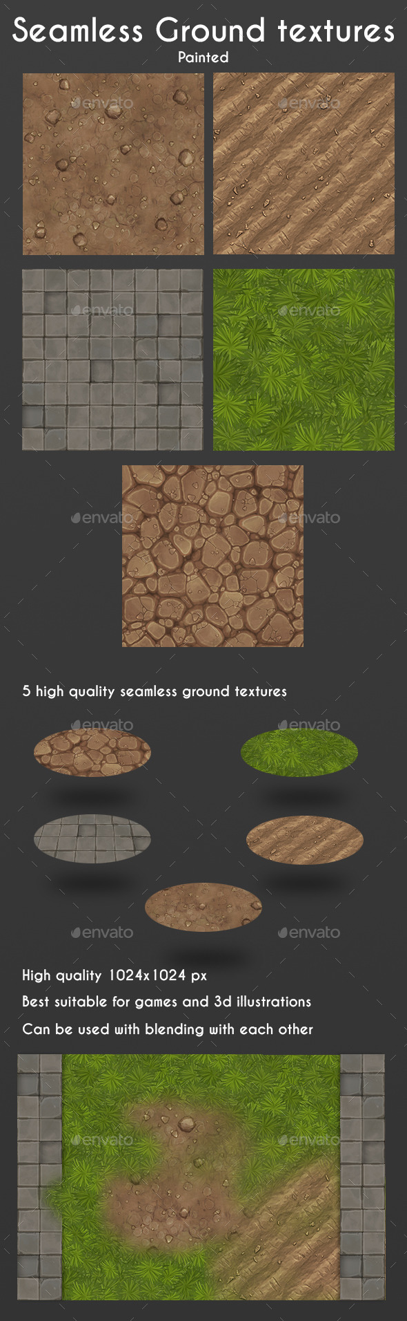 GraphicRiver Seamless Ground Textures 11166658 GraphicRiver Seamless Ground Textures 11166658