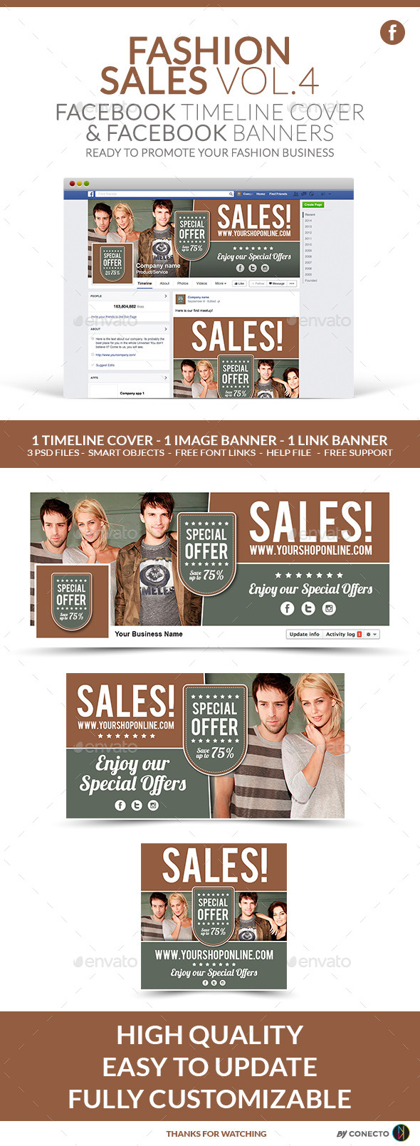 GraphicRiver Facebook Pack Fashion Sales Vol 4 11166799 GraphicRiver Facebook Pack Fashion Sales Vol 4 11166799