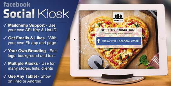 CodeCanyon Facebook Social Kiosk Collect Emails & Likes 11167786 CodeCanyon Facebook Social Kiosk Collect Emails & Likes 11167786