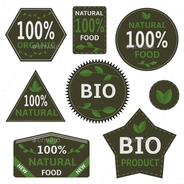 GraphicRiver Bio Labels and Symbols 11168080 GraphicRiver Bio Labels and Symbols 11168080