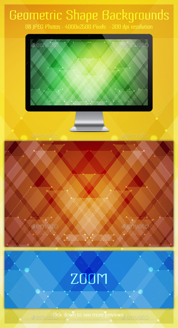 Geometric Line Backgrounds V2