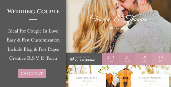 Wedding Couple - Love Page For Wedding Cerimony