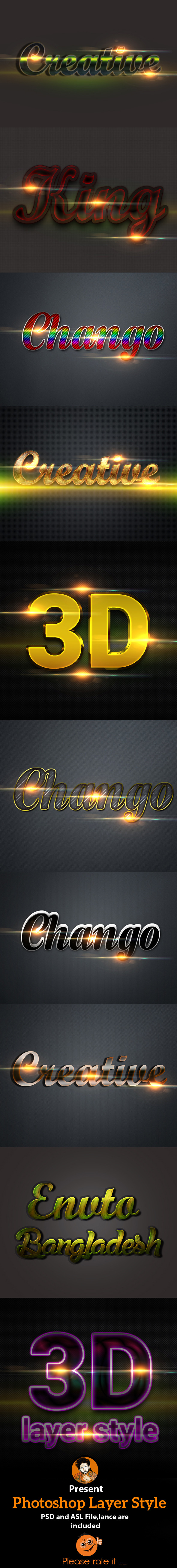GraphicRiver 3D Layer Style 11170538 GraphicRiver 3D Layer Style 11170538