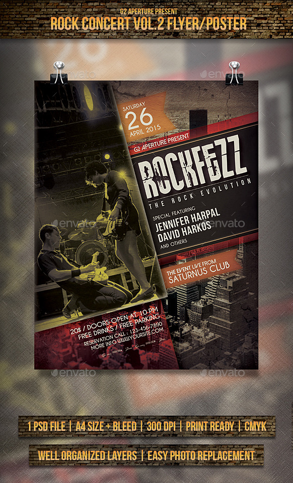 GraphicRiver Rock Concert Flyer Poster Vol.2 11171090 GraphicRiver Rock Concert Flyer Poster Vol.2 11171090