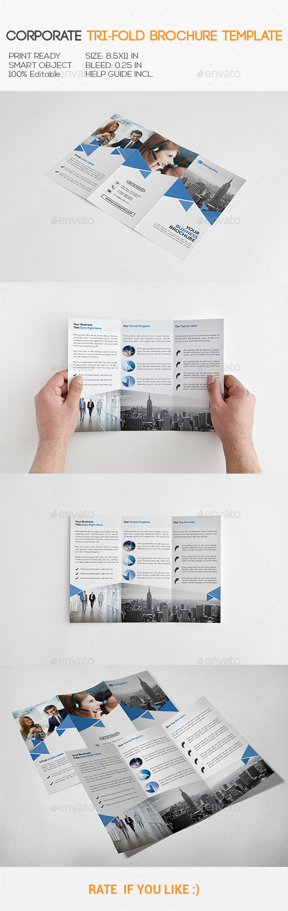 GraphicRiver Corporate Trifold Brochure 11171100 GraphicRiver Corporate Trifold Brochure 11171100
