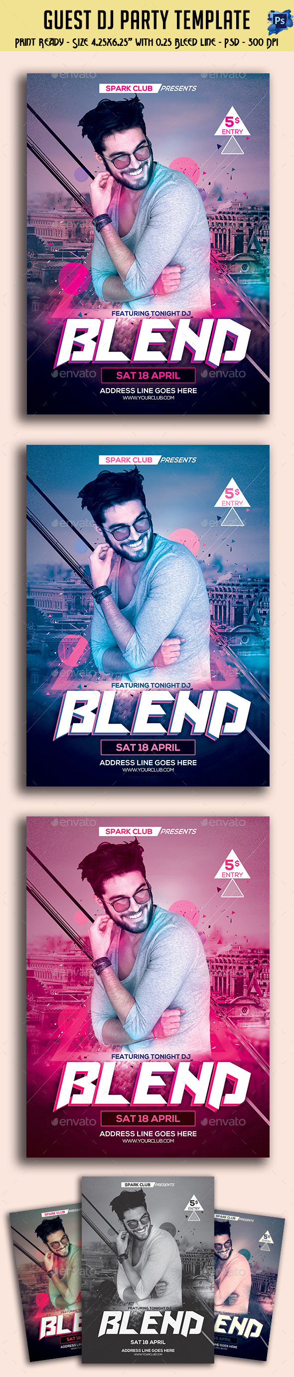 GraphicRiver Guest Dj Party Flyer 11104617 GraphicRiver Guest Dj Party Flyer 11104617