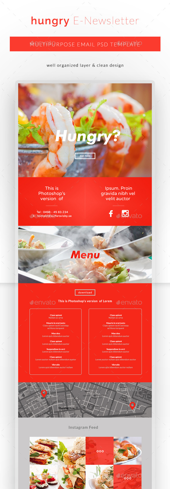 GraphicRiver Hungry Restaurant E-Newsletter 11166682 GraphicRiver Hungry Restaurant E-Newsletter 11166682