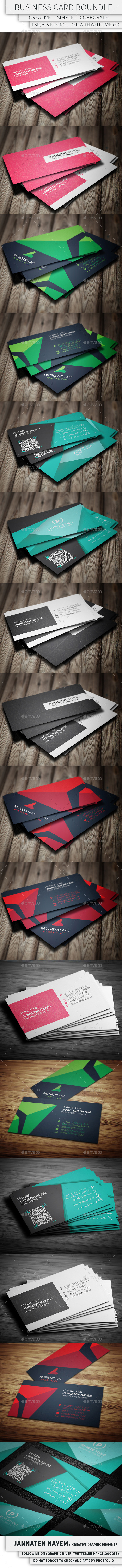 GraphicRiver Business Card Bundle 11172948 GraphicRiver Business Card Bundle 11172948