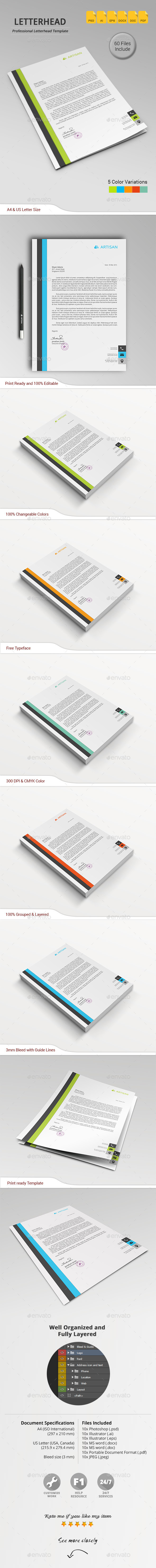 GraphicRiver Letterhead 11172989 GraphicRiver Letterhead 11172989