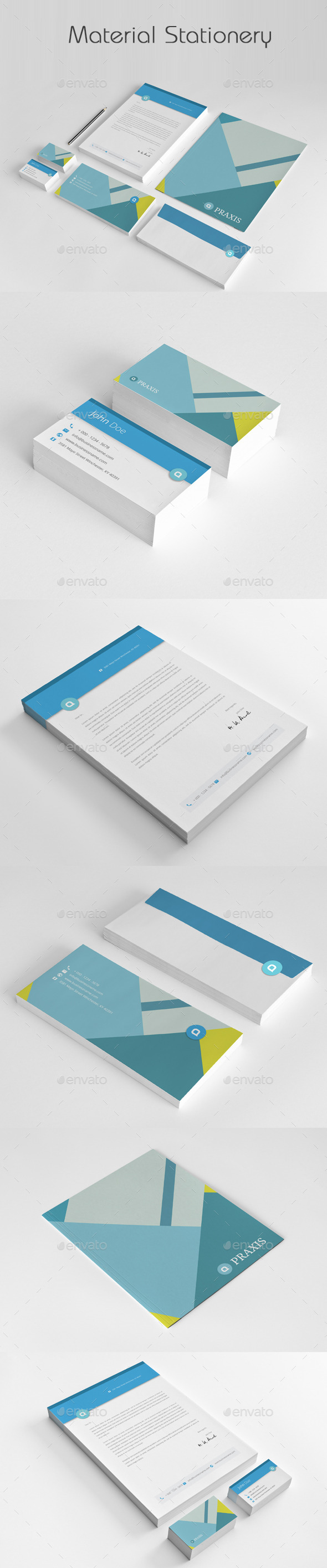 GraphicRiver Material Stationery 11173674 GraphicRiver Material Stationery 11173674