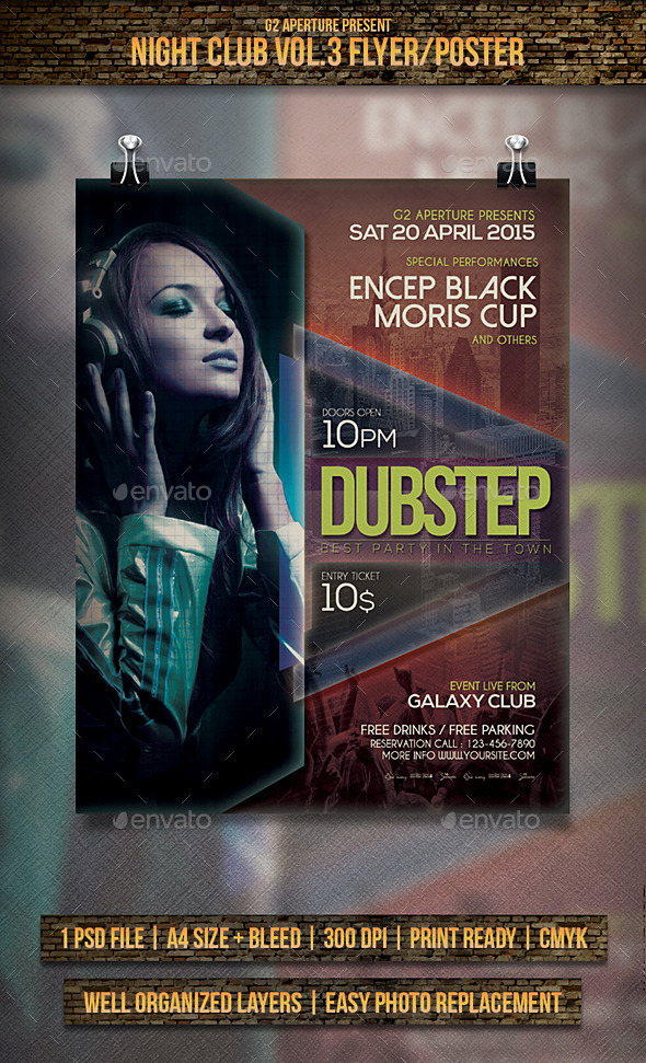 GraphicRiver Night Club Flyer Poster Vol.3 11174071 GraphicRiver Night Club Flyer Poster Vol.3 11174071