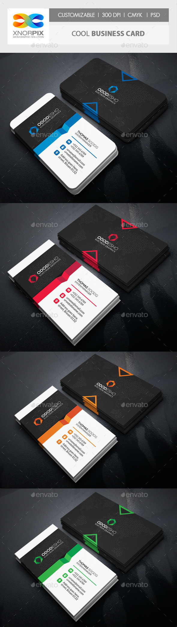 GraphicRiver Cool Business Card 11174479 GraphicRiver Cool Business Card 11174479