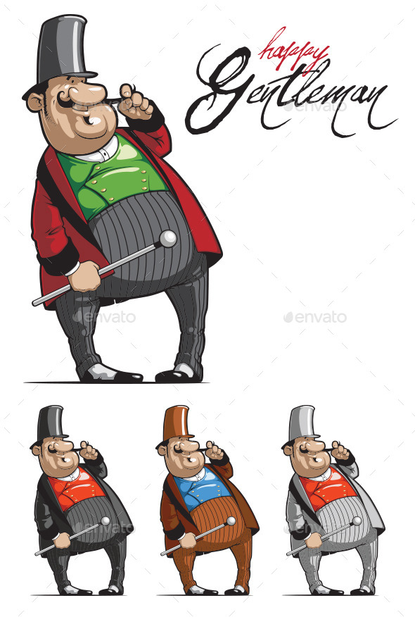 GraphicRiver Gentleman Illustration 11175208 GraphicRiver Gentleman Illustration 11175208