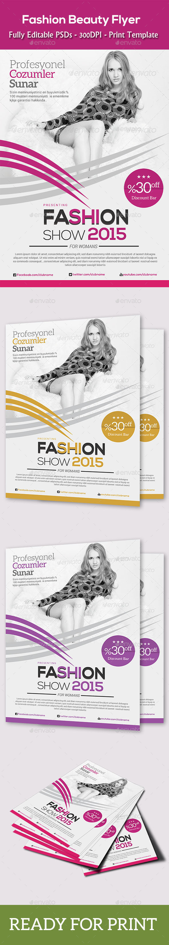GraphicRiver Fashion Agency Flyer 11175225 GraphicRiver Fashion Agency Flyer 11175225