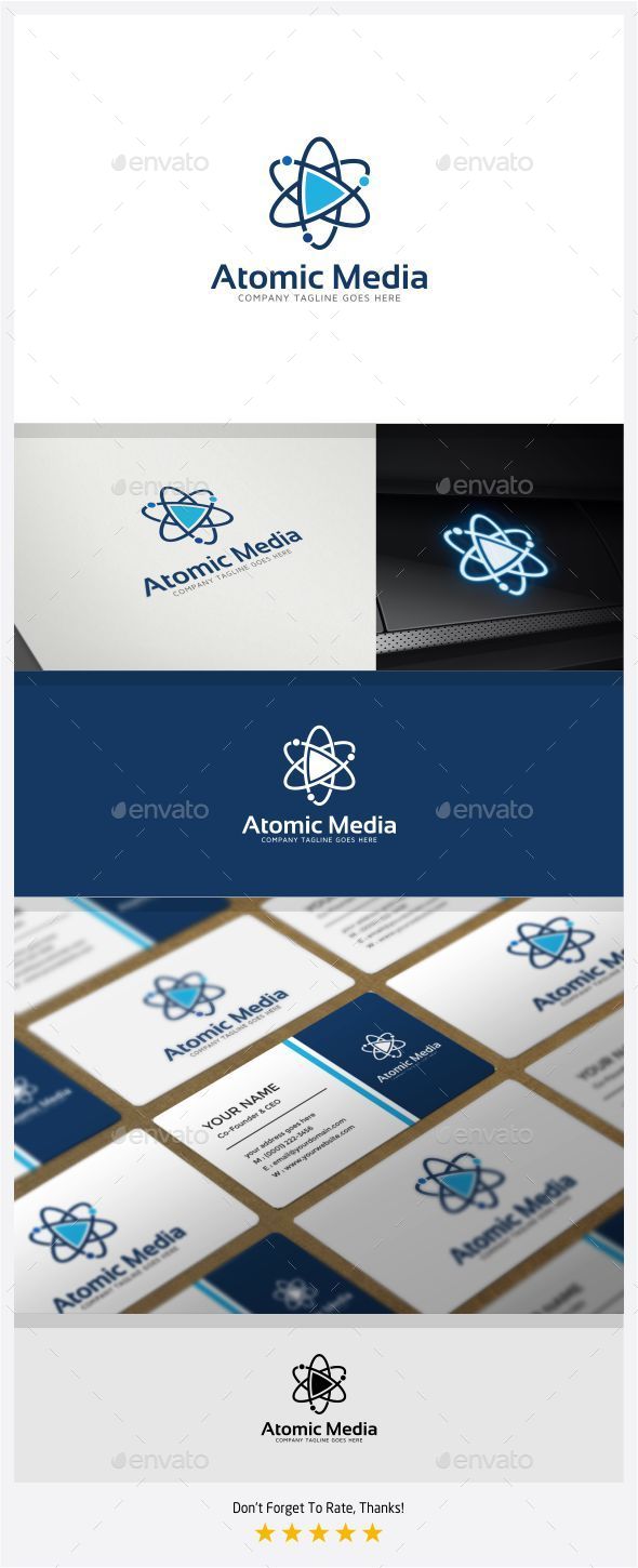 GraphicRiver Atomic Media Logo 11175702 GraphicRiver Atomic Media Logo 11175702