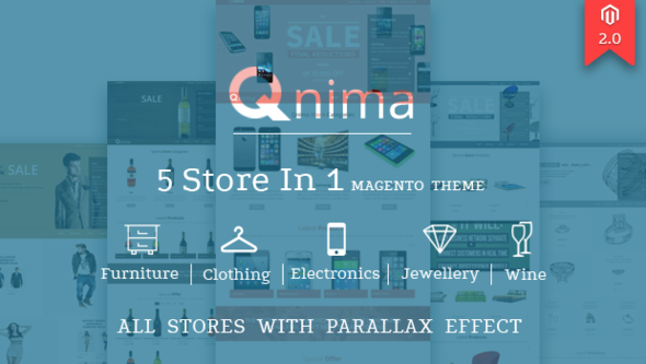 Qnima - Versatile & Responsive Magento Theme