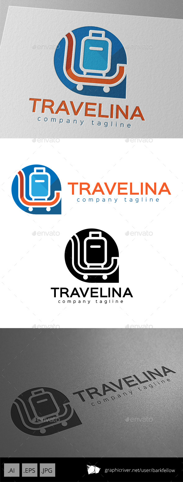 GraphicRiver Travelina Tour Travel Agent Logo 11176197 GraphicRiver Travelina Tour Travel Agent Logo 11176197