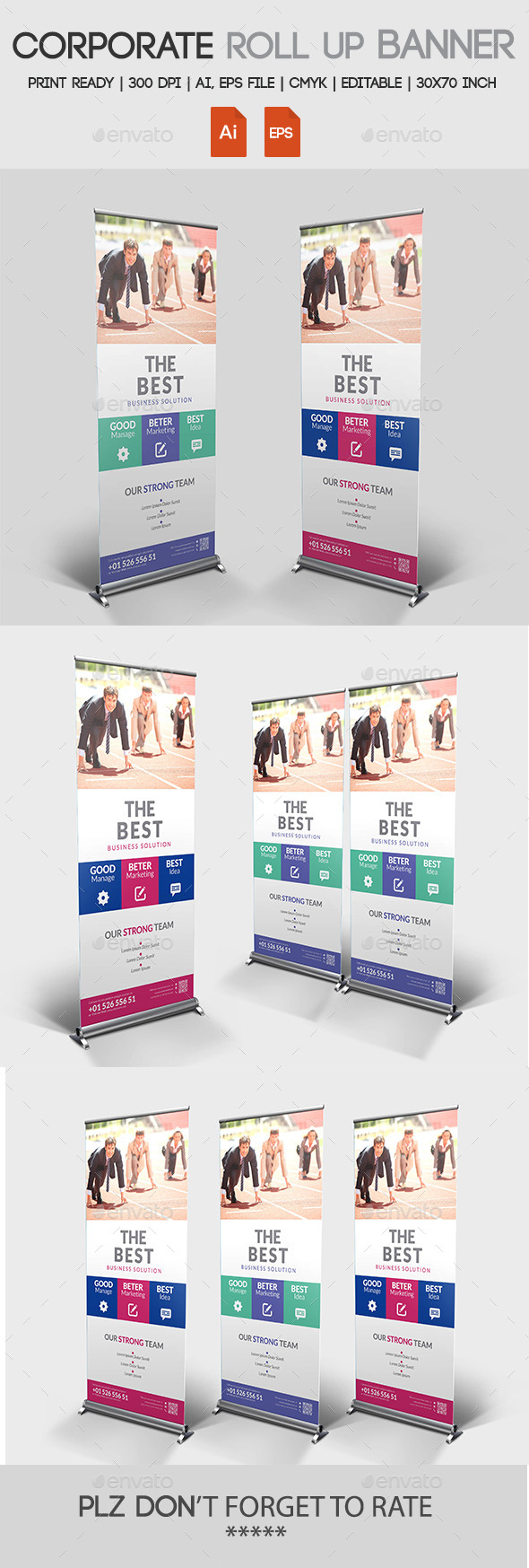 GraphicRiver Corporate Roll up Banner 11176879 GraphicRiver Corporate Roll up Banner 11176879