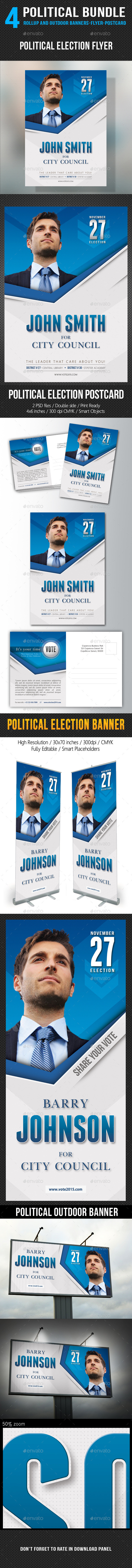 GraphicRiver 4 in 1 Political Banners Flyer Postcard Bundle V2 11177772 GraphicRiver 4 in 1 Political Banners Flyer Postcard Bundle V2 11177772
