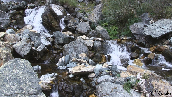 Mountain River Waterfall Mountain River Waterfall