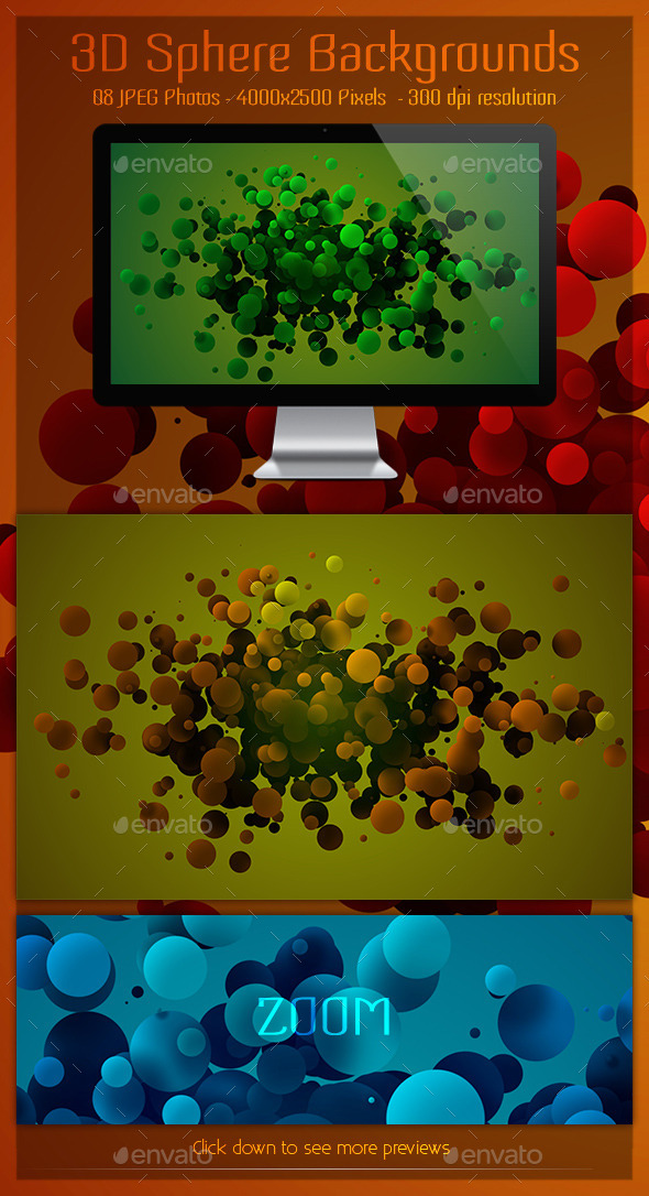 GraphicRiver 3D Sphere Backgrounds 11178299 GraphicRiver 3D Sphere Backgrounds 11178299
