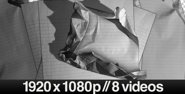 8 Crumpling Trashing up Paper 8 Crumpling Trashing up Paper