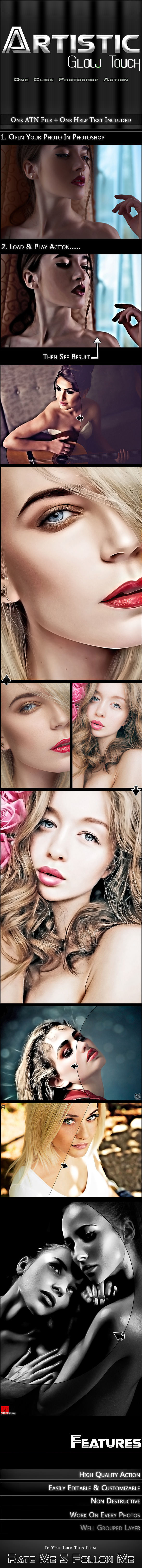 GraphicRiver Artistic Glow Touch PS Action 11095664 GraphicRiver Artistic Glow Touch PS Action 11095664