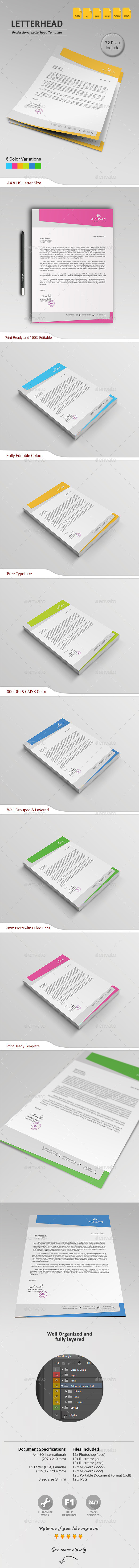 GraphicRiver Letterhead 11179526 GraphicRiver Letterhead 11179526