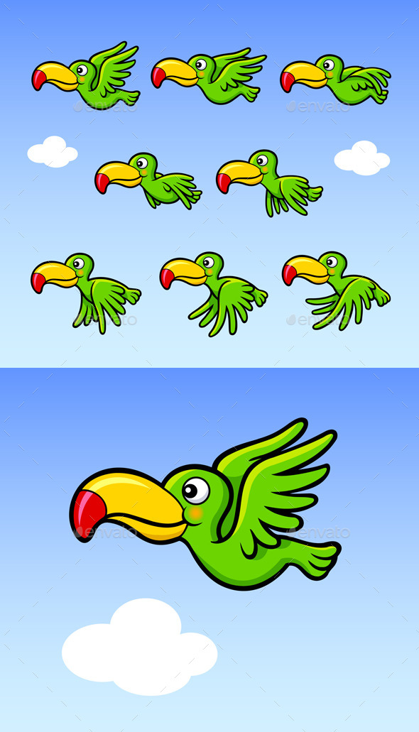 GraphicRiver Flying Happy Bird Sprite Game Asset 11179527 GraphicRiver Flying Happy Bird Sprite Game Asset 11179527