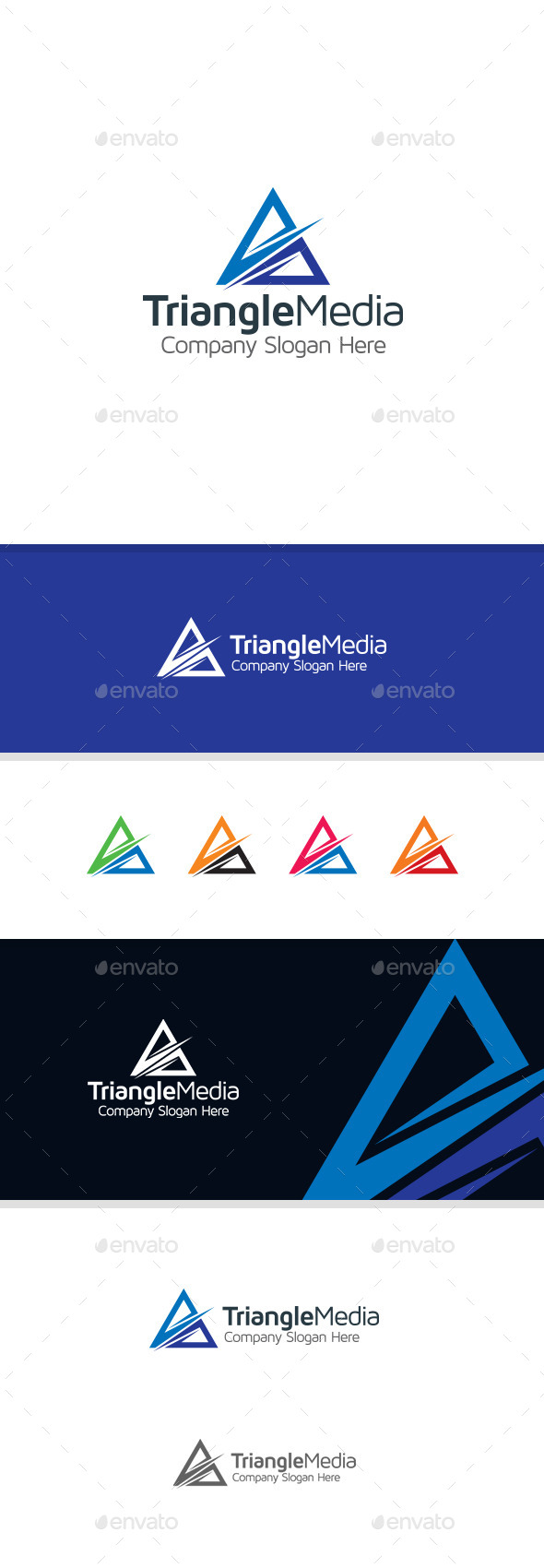 Triangle Media Logo (Symbols)