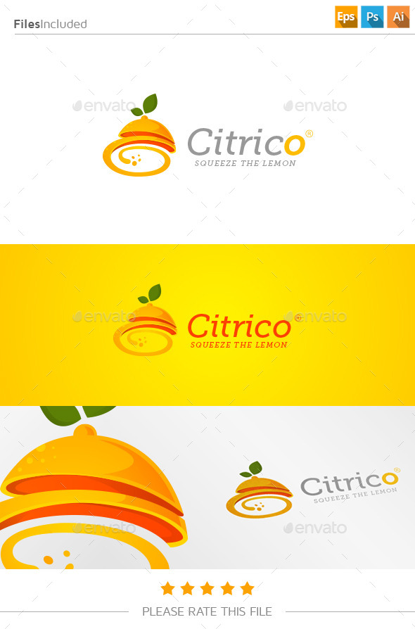 Lemon Juice Logo (Food)