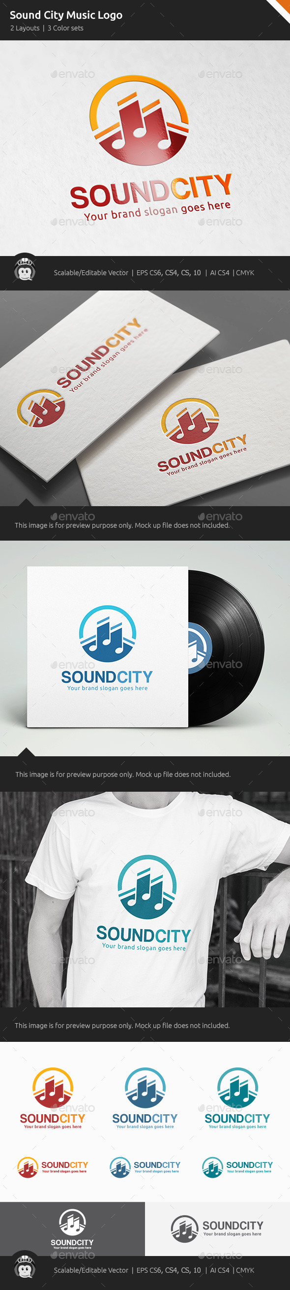 Sound City Music Logo (Objects)