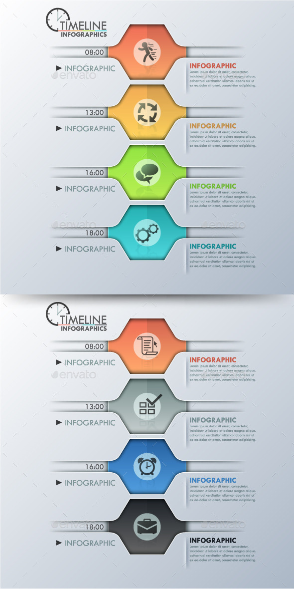 GraphicRiver Modern Infographic Polygon Timeline 2 Colors 11183224 GraphicRiver Modern Infographic Polygon Timeline 2 Colors 11183224