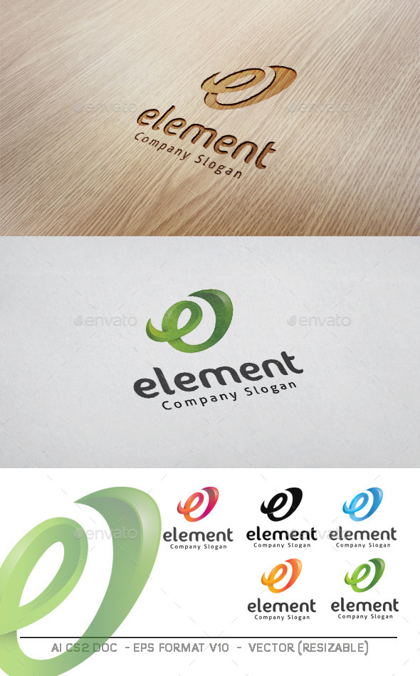 E letter - element Logo (Letters)