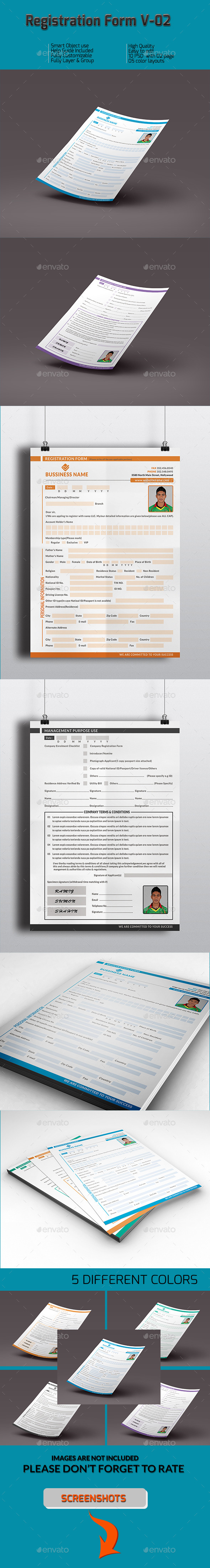 GraphicRiver Registration Form V-02 11184579 GraphicRiver Registration Form V-02 11184579