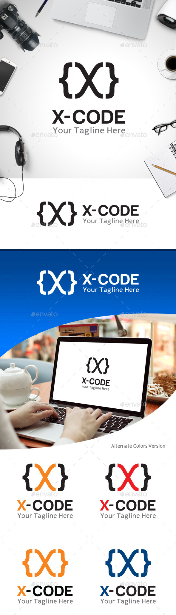 GraphicRiver X Code Letter X Logo 11184853 GraphicRiver X Code Letter X Logo 11184853