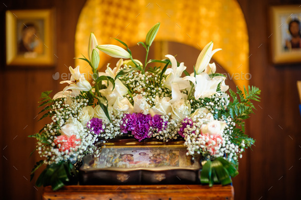 Wedding accessories and interior in Saint Trinity Orthodox Convent (Misc) Photo Download