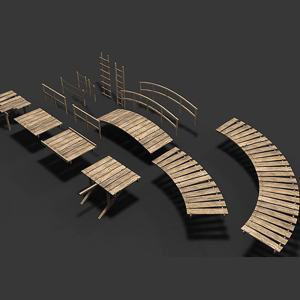 3DOcean Modular Wood Walkway or Jetty Part 2 11186839 3DOcean Modular Wood Walkway or Jetty Part 2 11186839