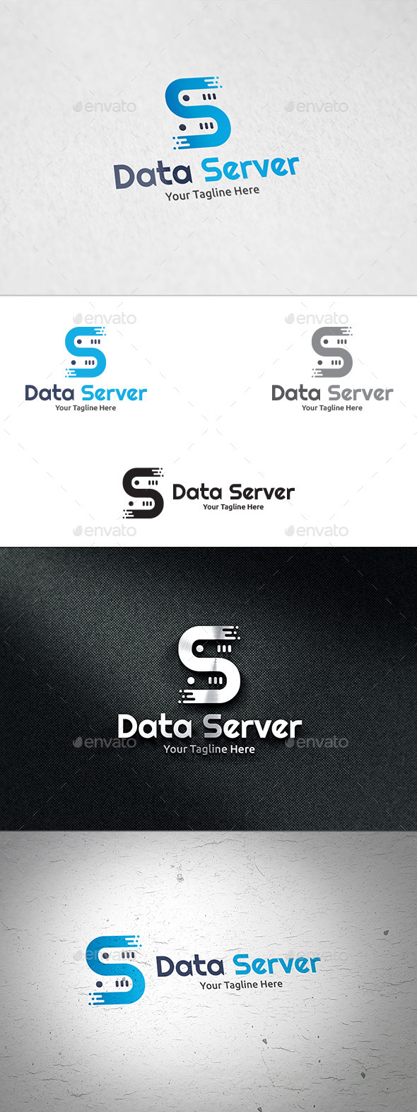 GraphicRiver Data Server Logo Template 11186887 GraphicRiver Data Server Logo Template 11186887