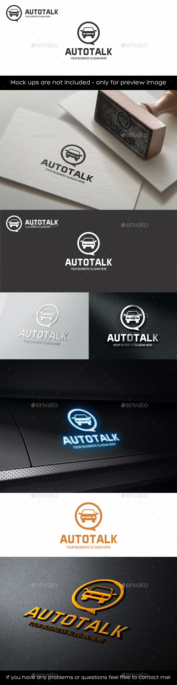 GraphicRiver Auto Talk Logo 11187704 GraphicRiver Auto Talk Logo 11187704